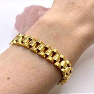 Watch band bracelet | 18K Titanium Chain Unisex Bracelet | Boss Bracelet